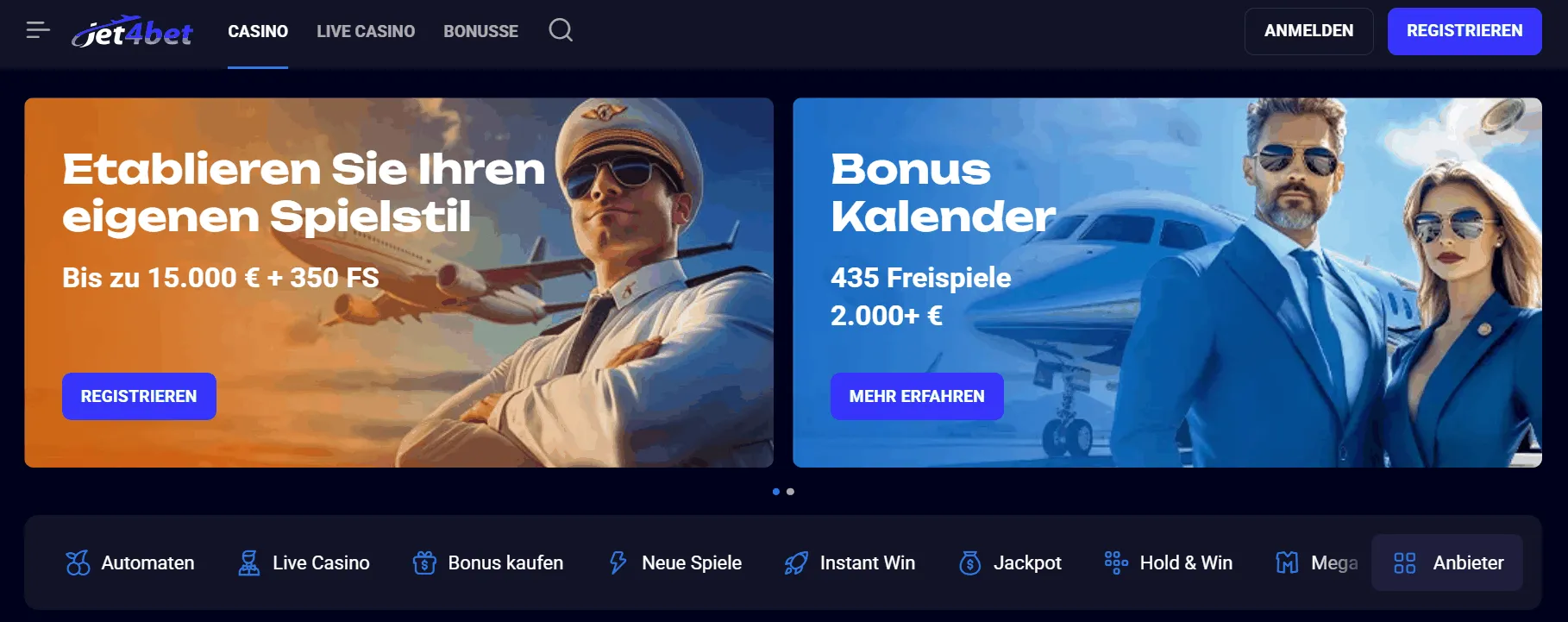 Jet4Bet Casino Jet4Bet Casino Startseite